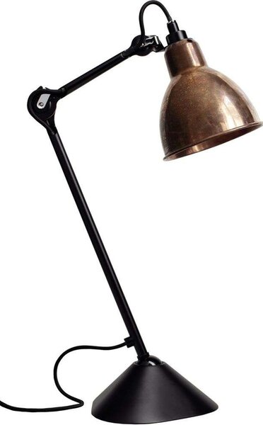 DCW - 205 Stolová Lampa Black/Raw Copper Lampe Gras - Lampemesteren