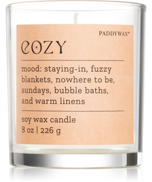 Paddywax Mood Cozy Cashmere & French Orris vonná sviečka 226 g