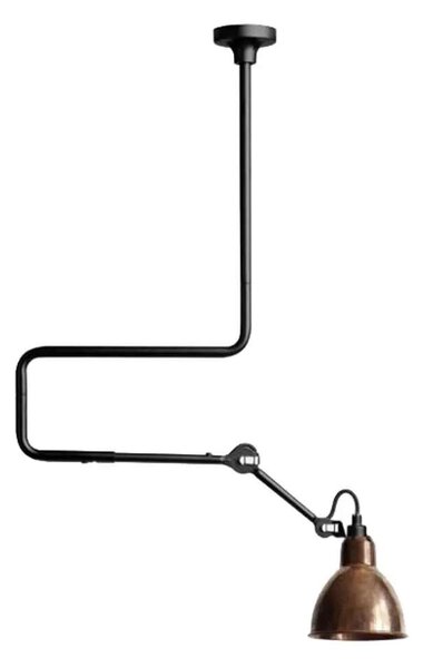 DCW - 312 Stropné Lampa Black/Raw Copper/White Lampe Gras - Lampemesteren