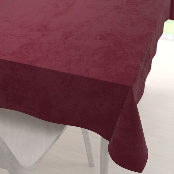 Biante Zamatový obdĺžnikový obrus Velvet Premium SVP-010 Tmavo vínový 50x100 cm