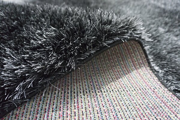 Berfin Dywany, Kusový koberec Seven Soft 7901 Black Grey, 80x150, šedá, obývacia izba