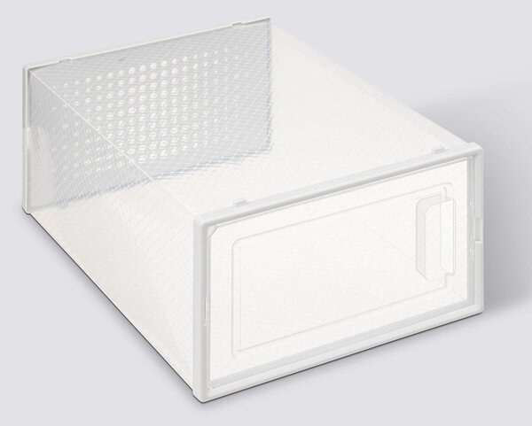 Úložný box Stak 18,5x35x25 cm, transparentná