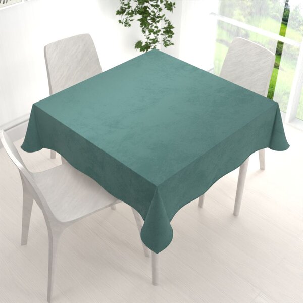 Biante Zamatový štvorcový obrus Velvet Prémium SVP-022 Ľadovo zelený 40x40 cm