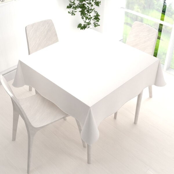 Biante Zamatový štvorcový obrus Velvet Prémium SVP-024 Krémovo biely 60x60 cm