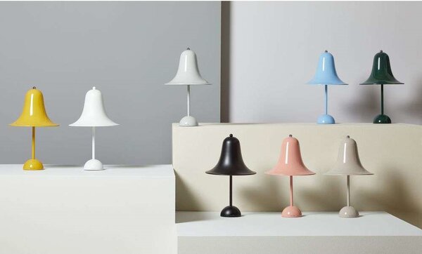 Verpan - Pantop Stolová Lampa Ø23 Grey Sand