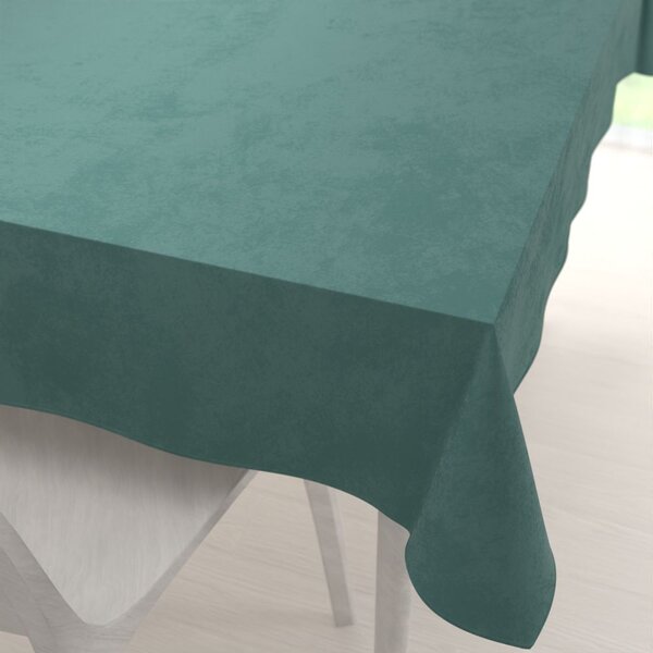Biante Zamatový obdĺžnikový obrus Velvet Premium SVP-022 Ľadovo zelený 50x100 cm