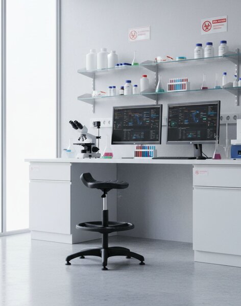 Stolička Lab Stool Ring Base