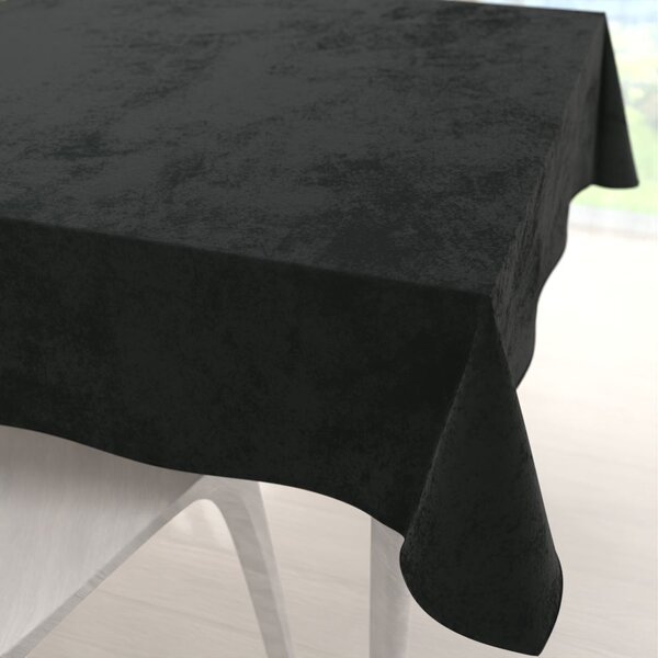 Biante Zamatový štvorcový obrus Velvet Prémium SVP-014 Čiernozelený 40x40 cm