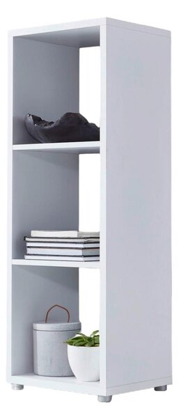 REGÁL NA TOPÁNKY, biela, 37,5/108,5/33 cm MID.YOU - Online Only drobný nábytok, Online Only