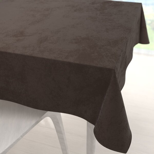Biante Zamatový štvorcový obrus Velvet Prémium SVP-016 Tmavo hnedý 70x70 cm