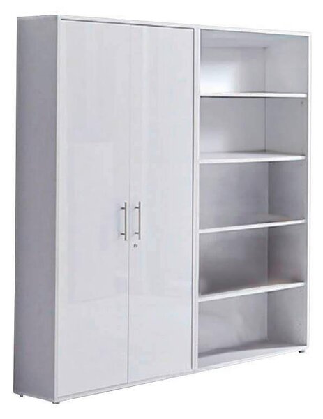 SKRINKA NA DOKUMENTY, sivá, biela, 168,8/185,6/33 cm MID.YOU - Online Only kancelárie, Online Only