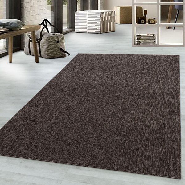 Ayyildiz, Kusový koberec Nizza 1800 brown, 80x150, hnedá, chodba / predsieň