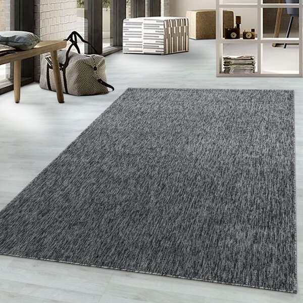 Ayyildiz, Kusový koberec Nizza 1800 grey, 80x150, šedá, chodba / predsieň
