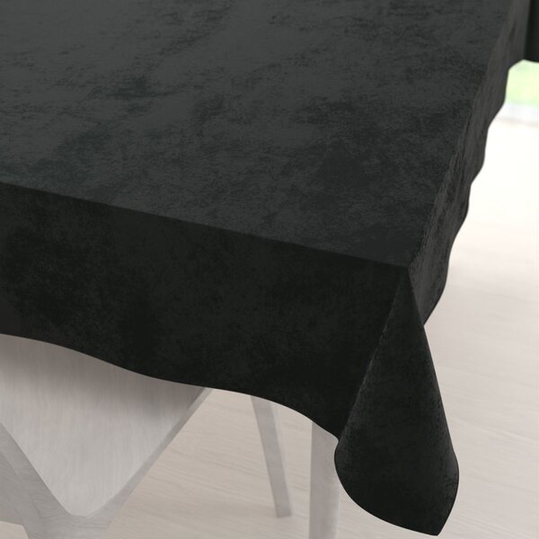 Biante Veľký zamatový obdĺžnikový obrus Velvet Premium SVP-014 Čiernozelený 180x220 cm