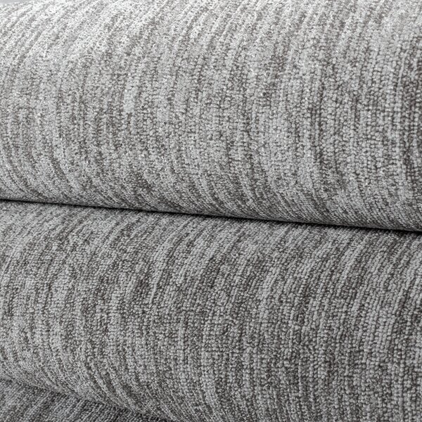 Ayyildiz , Kusový koberec Nizza 1800 lightgrey, 80x150, šedá, chodba / predsieň