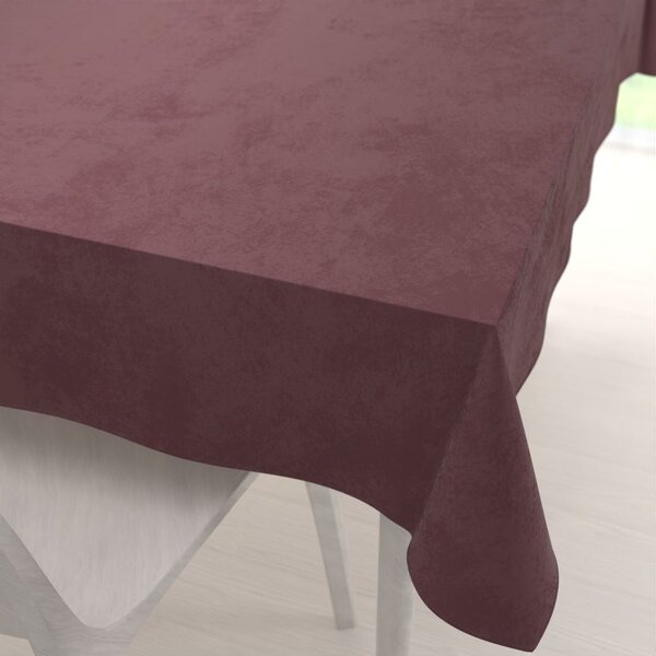 Biante Zamatový obdĺžnikový obrus Velvet Premium SVP-019 Hnedofialový 50x100 cm
