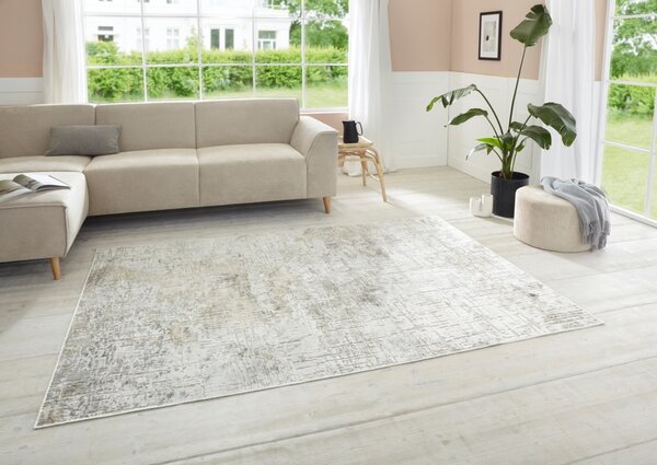 ELLE Decoration , Kusový koberec Maywand 105059 Beige, Copper z kolekcie Elle, 200x290, béžová, obývacia izba