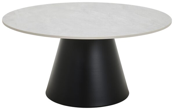 KONFERENČNÝ STOLÍK, čierna, svetlosivá, kov, keramika, 80/80/39 cm MID.YOU - Stolíky do obývačky, Online Only