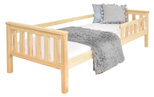 Detská posteľ so zábranou Aria 180x80 - borovica