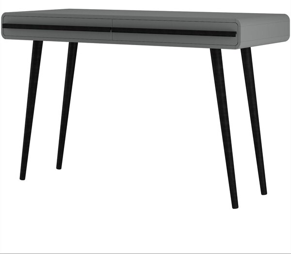 PÍSACÍ STÔL, čierna, farba duba, 50/120/77 cm MID.YOU - Online Only kancelárie, Online Only