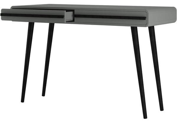 PÍSACÍ STÔL, čierna, farba duba, 50/120/77 cm MID.YOU - Online Only kancelárie, Online Only