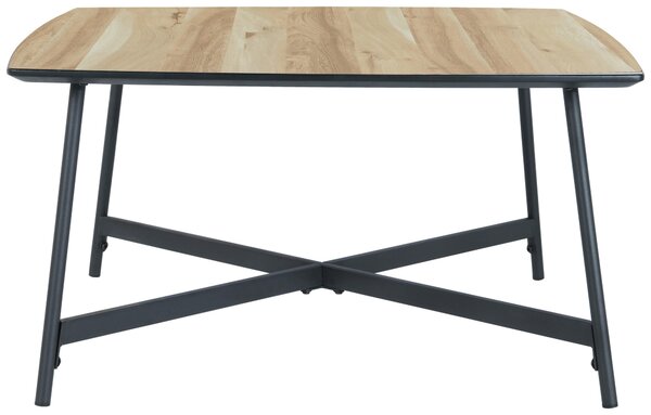 KONFERENČNÝ STOLÍK, farba duba, kov, kompozitné drevo, 80/80/42 cm MID.YOU - Stolíky do obývačky, Online Only