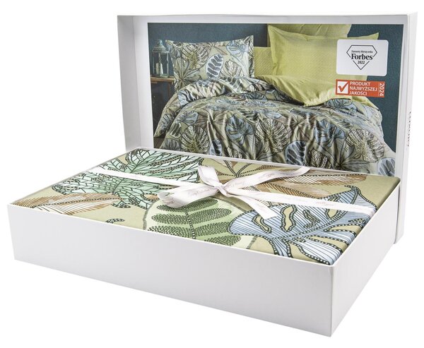 SATÉNOVÉ OBLIEČKY LUXURY PREMIUM GRETA 160X200 CM, 2KS 70X80 CM LISTY