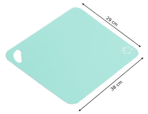Doska na krájanie Colours, plast, sada 4 ks, 38x29 cm