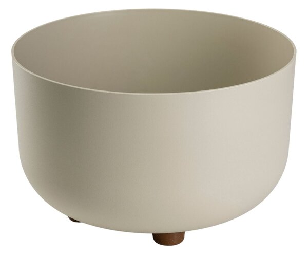 PLASTOVÝ KVETINÁČ TERRA 27X17 CM BÉŽOVÁ