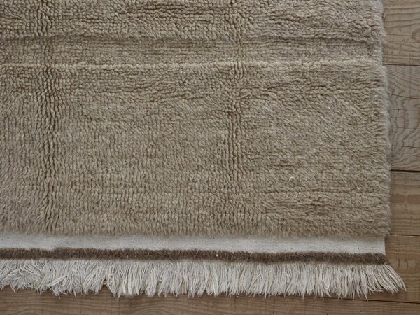 Lorena Canals , DOPREDAJ: 120x170 cm Vlněný koberec Steppe - Sheep Beige, 120x170, béžová, chodba / predsieň