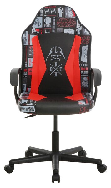 HERNÁ STOLIČKA, vzhľad kože, červená, čierna Star Wars - Online Only kancelárie, Online Only