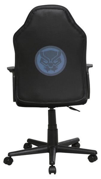 HERNÁ STOLIČKA, vzhľad kože, modrá, čierna Marvel - Online Only kancelárie, Online Only