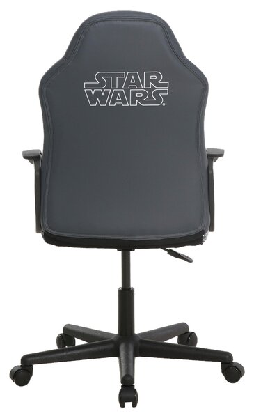 HERNÁ STOLIČKA, vzhľad kože, sivá, čierna, biela, svetlomodrá Star Wars - Online Only kancelárie, Online Only