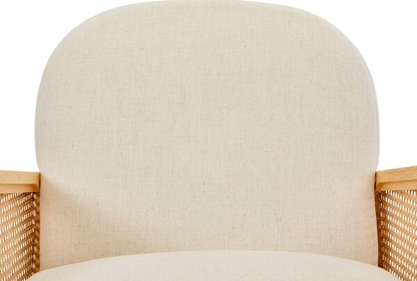 KRESLO, textil, krémová MID.YOU - Online Only obývacie izby, Online Only