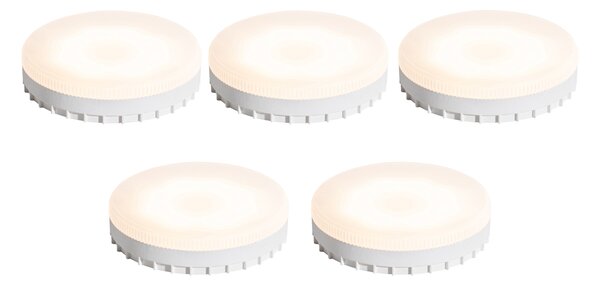 Sada 5 stmievateľných LED žiaroviek GX53 7W 750 lm 3000K