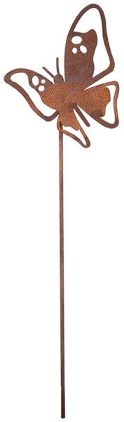Zapichovacia záhradná dekorácia Bugs, sada 4ks, 38 cm, kov, hnedá