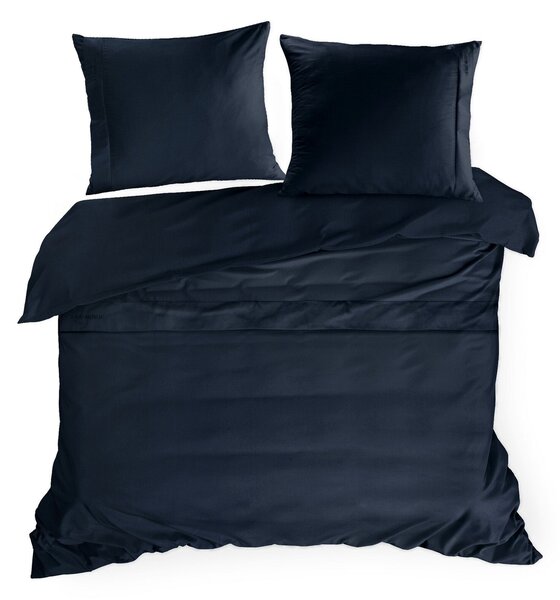 MAKOSATÉNOVÉ OBLIEČKY EVA MINGE ELEGANT1F 160X200 CM, 2 KS 70X80 CM TMAVOMODRÉ