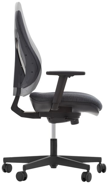 OTOČNÁ STOLIČKA, sieťovina, antracitová, čierna Dieter Knoll - Online Only kancelárie, Online Only