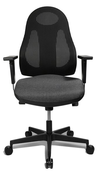 OTOČNÁ STOLIČKA, sieťovina, antracitová, čierna Dieter Knoll - Online Only kancelárie, Online Only