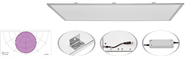 Ecolite podhľadový LED panel LED-GPL44-24 24W 4000K 2300 Lm (LED-GPL44-24)