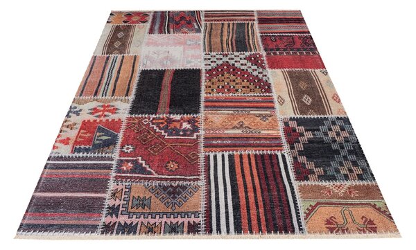 Obsession , Kusový koberec My Ethno 263 multi – na von aj na doma, 75x150, viacfarebná, obývacia izba