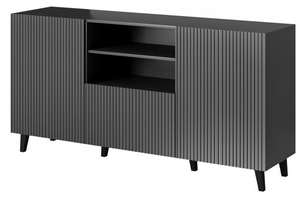 Mirjan24 Komoda Tilderi Grey 150, Farby: antracit 5903211205118