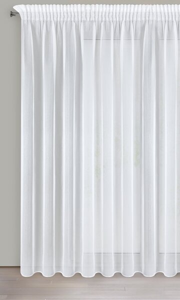 ZÁCLONA NA PÁSKE MIREA 350X270 CM BIELA