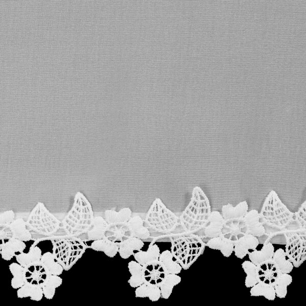 ZÁCLONA NA PÁSKE LILI 400X145 CM BIELA