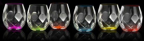 RCR ALKEMIST COLOR POHÁR 380ML SADA 6 KS