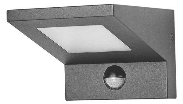 Lucande - Levvon LED Vonkajšie Nástenné Svietidlo w/Sensor Graphite - Lampemesteren