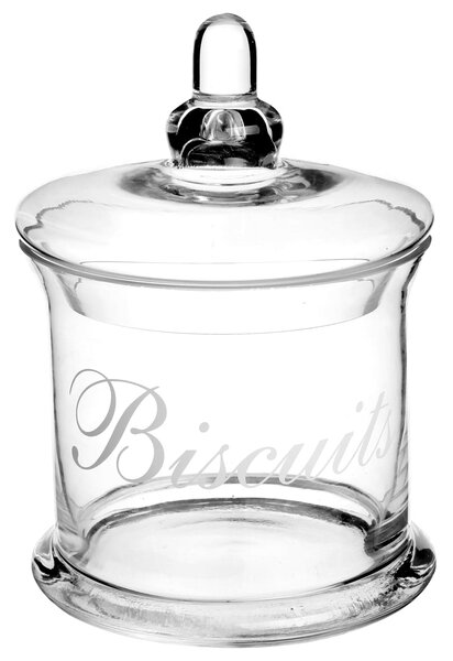 Sklenená nádoba na potraviny Clear Biscuits 1l