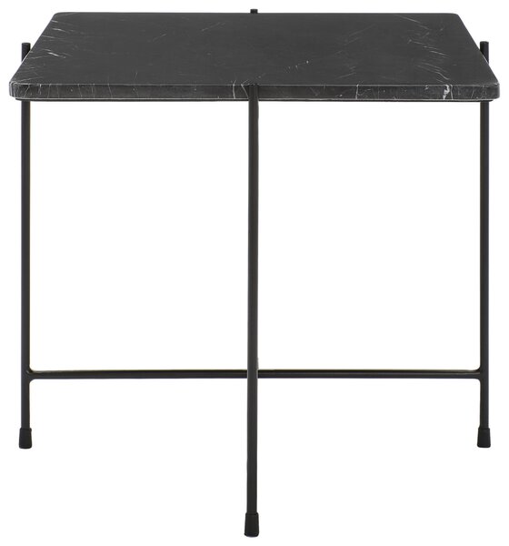 KONFERENČNÝ STOLÍK, čierna, kov, kameň, 50/50/45 cm Livetastic - Stolíky do obývačky, Online Only
