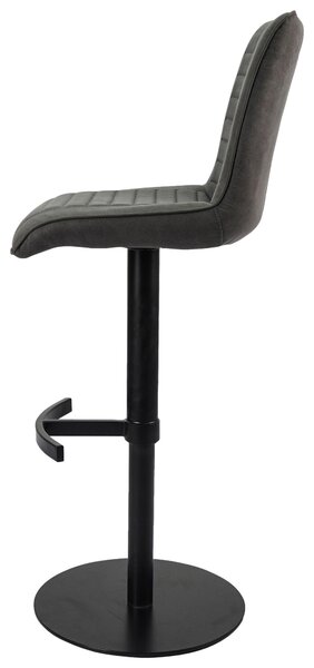 BAROVÁ STOLIČKA, čierna, tmavosivá Novel - Barový nábytok