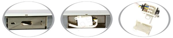 LED svietidlo ALBA 15W, 1200lm, 60cm, IP44, 4000K, strieborné (TL4130-LED15W/STR)
